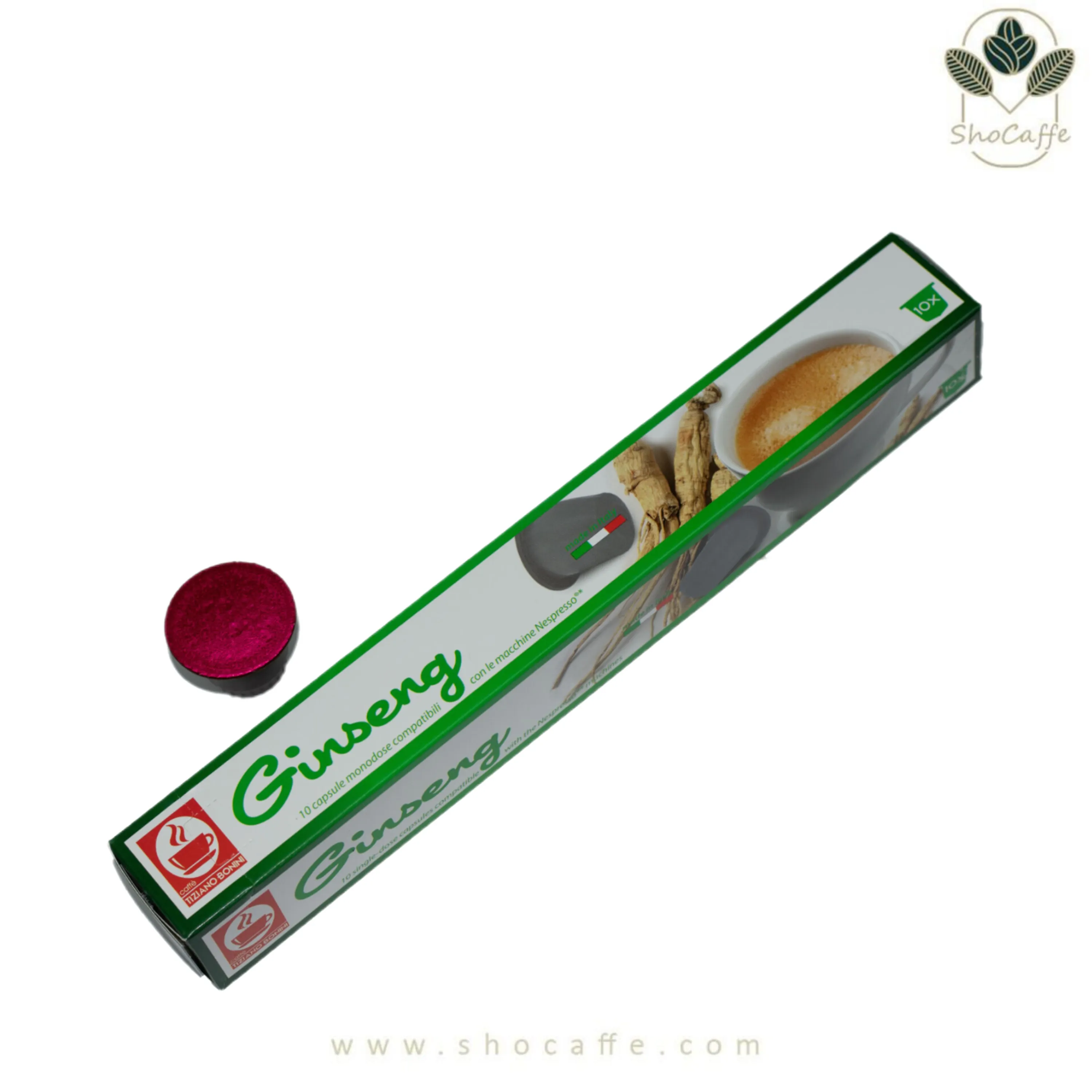 دمنوش کپسولی نسپرسو بونینی جنسینگ Ginseng